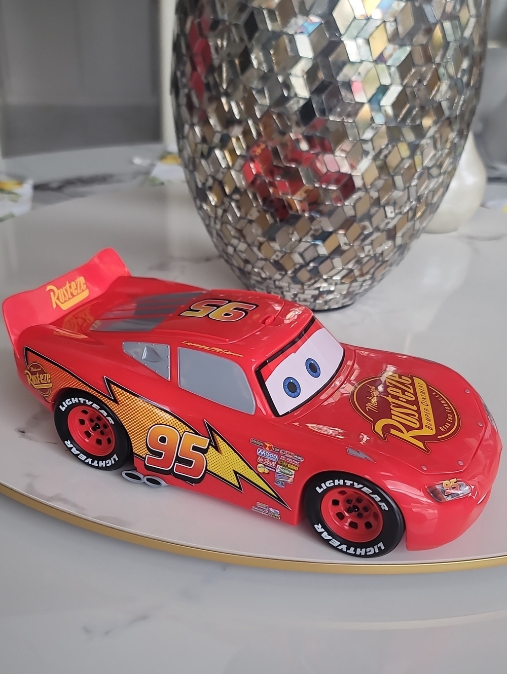 New Lightning McQueen Popcorn Bucket 20th Anniversary
